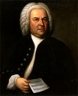 A Portrait of Johann Sebastian Bach.