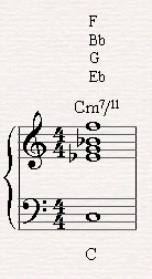 The distance of a pure ninth between Eb and F sounds great.