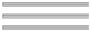Blank Piano Sheet Music with 6,8 and 10 staff for free