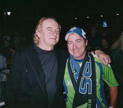 Me and Alan White (drummer for YES and drummer on Imagine by John Lennon)