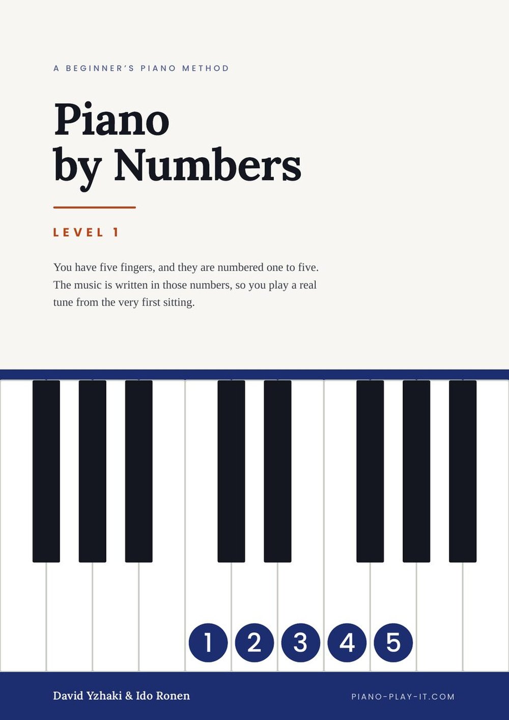 Piano by Numbers, a beginner method written in finger numbers