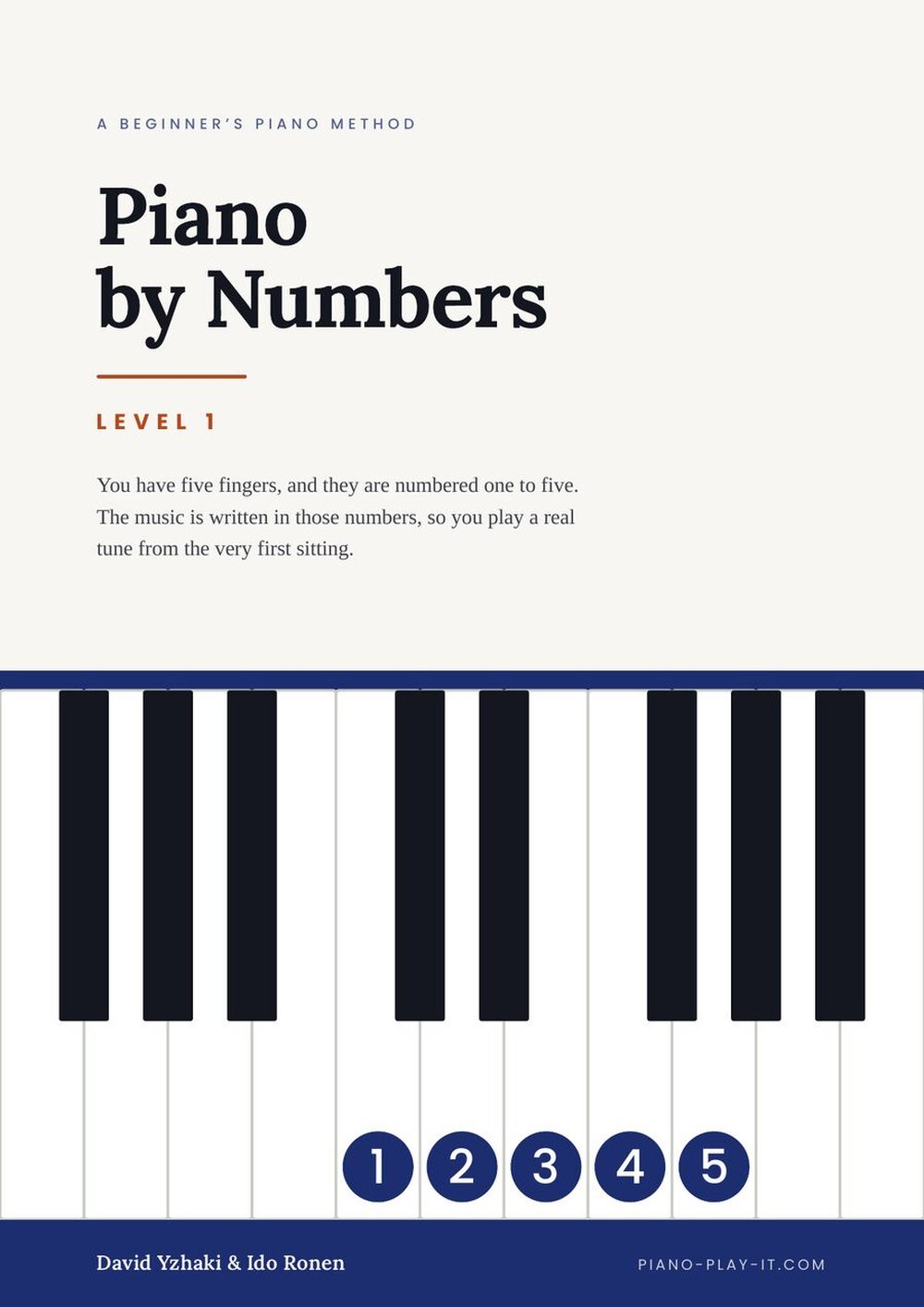 Piano by Numbers, a beginner method written in finger numbers