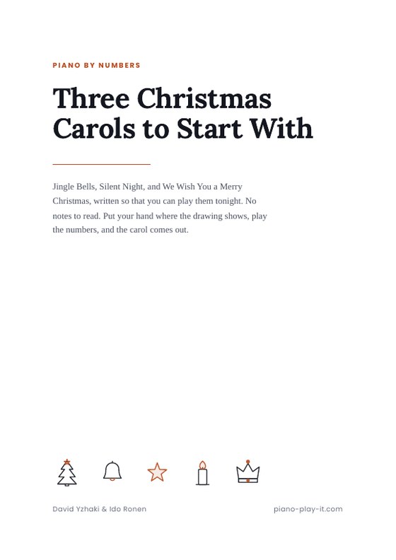Three Christmas Carols to Start With, the free booklet